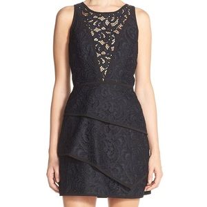 BCBG black Hannah mini dress